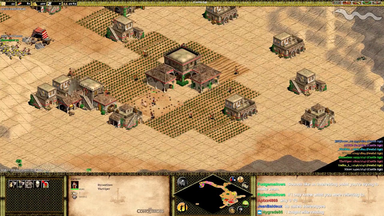 4v4 Arabia - Byzantines Pocket