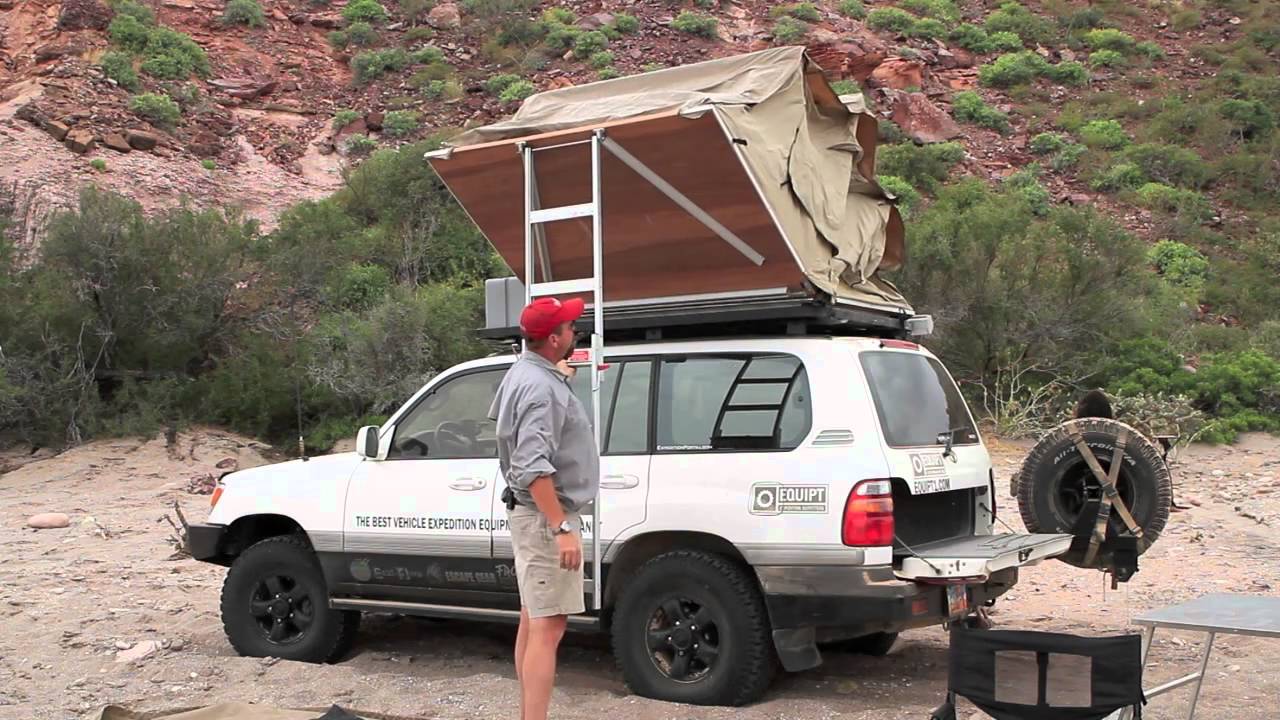 Eezi-Awn Roof Top Tent Detailed Setup