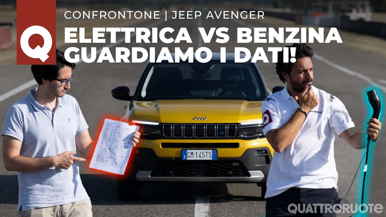 Jeep Avenger: CONVIENE BENZINA O ELETTRICA? - Prestazioni, autonomia, costi. Facciamo i conti!
