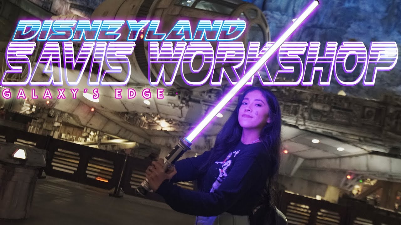 Building A Custom Lightsaber At Disneyland was Awesome! Savi's Workshop
