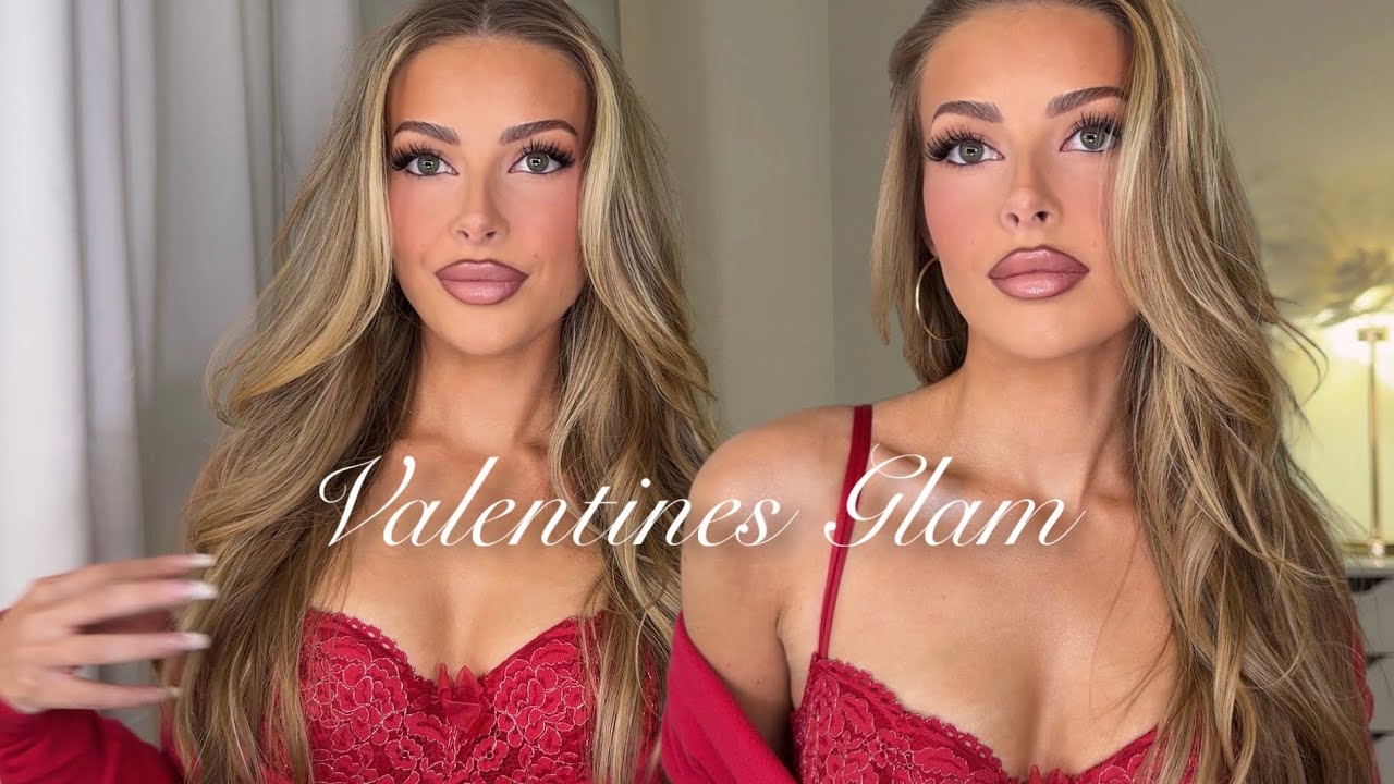 The Ultimate Valentine’s Day Glam | Soft Romantic Flirty Makeup 🌹❤️