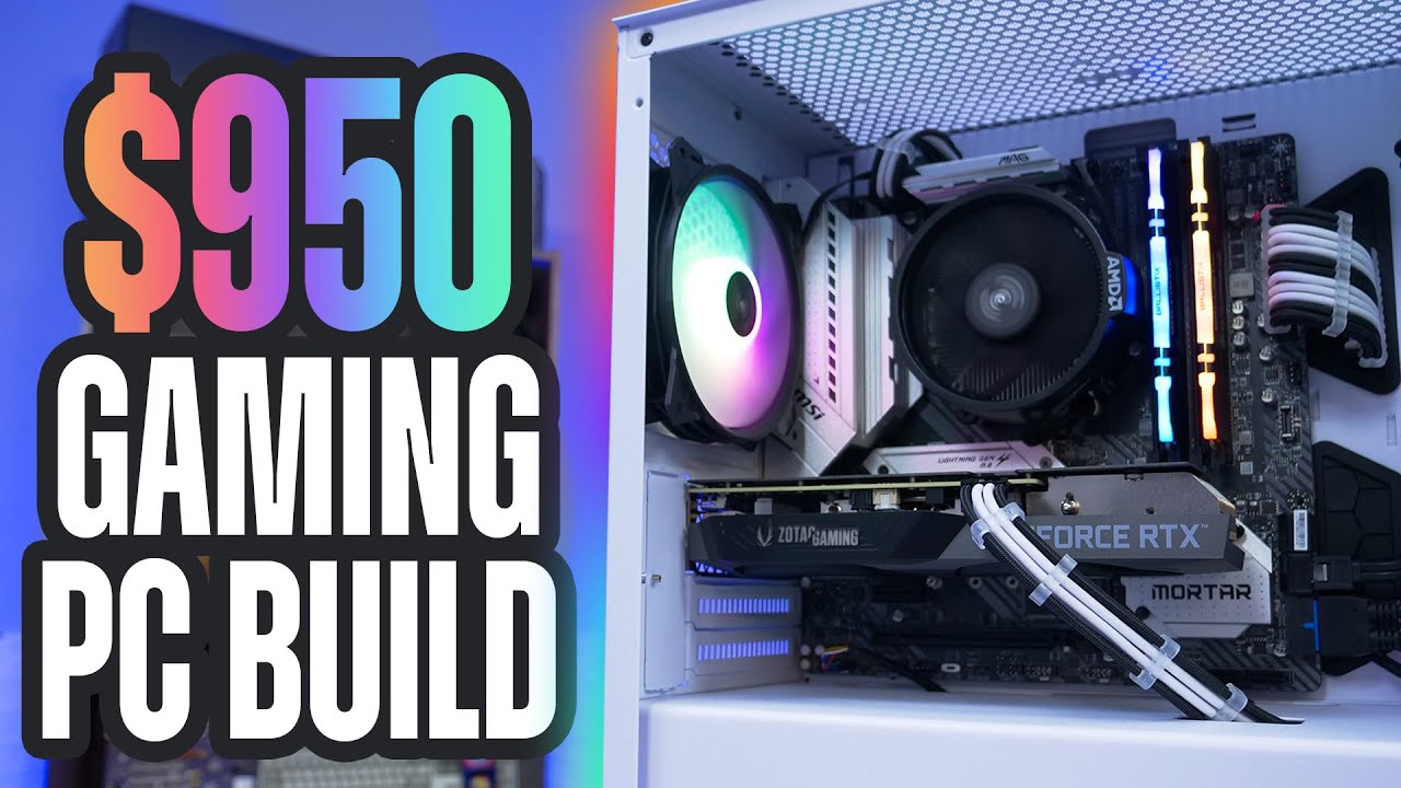$950 Budget Gaming PC Build - Monthly Giveaway PC