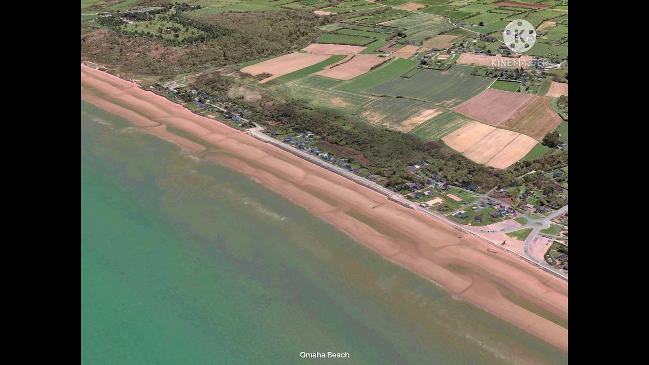 Vierville-sur-Mer, France 3D Flyover Tour 🇫🇷