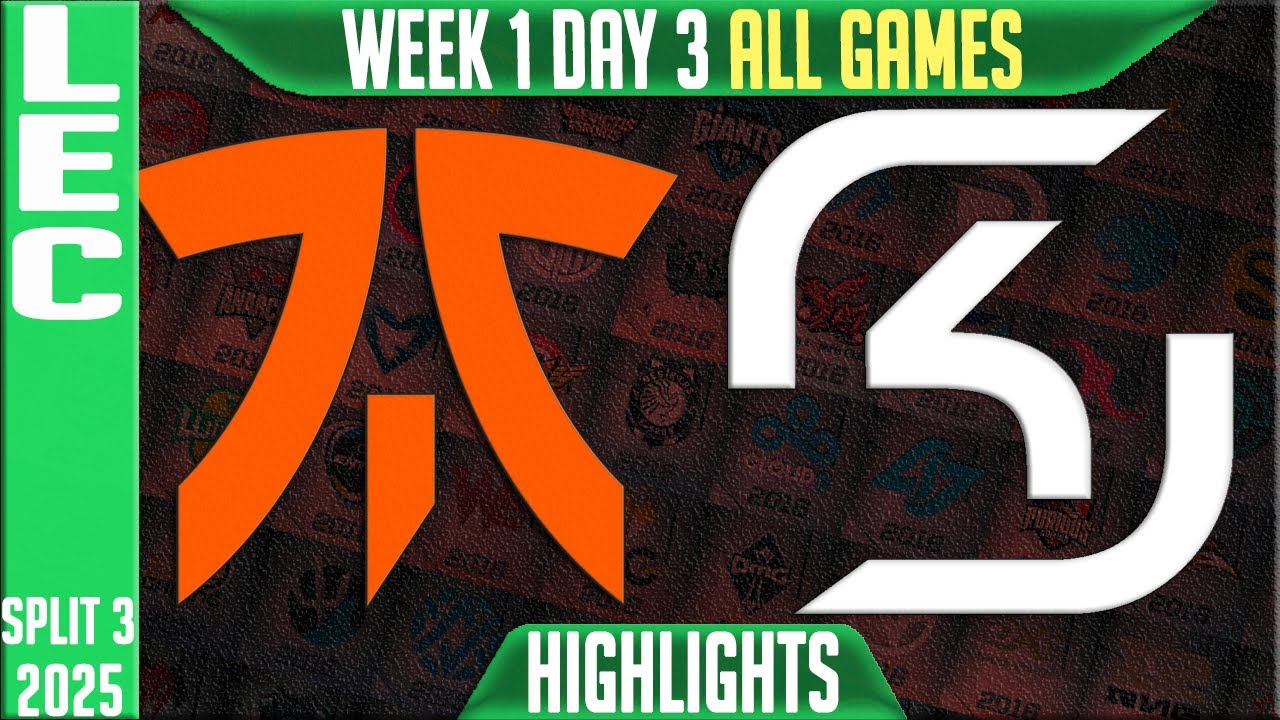 FNC против SK: все игры, лучшие моменты | LEC W1D3, раздел 3 | Fnatic против SK Gaming