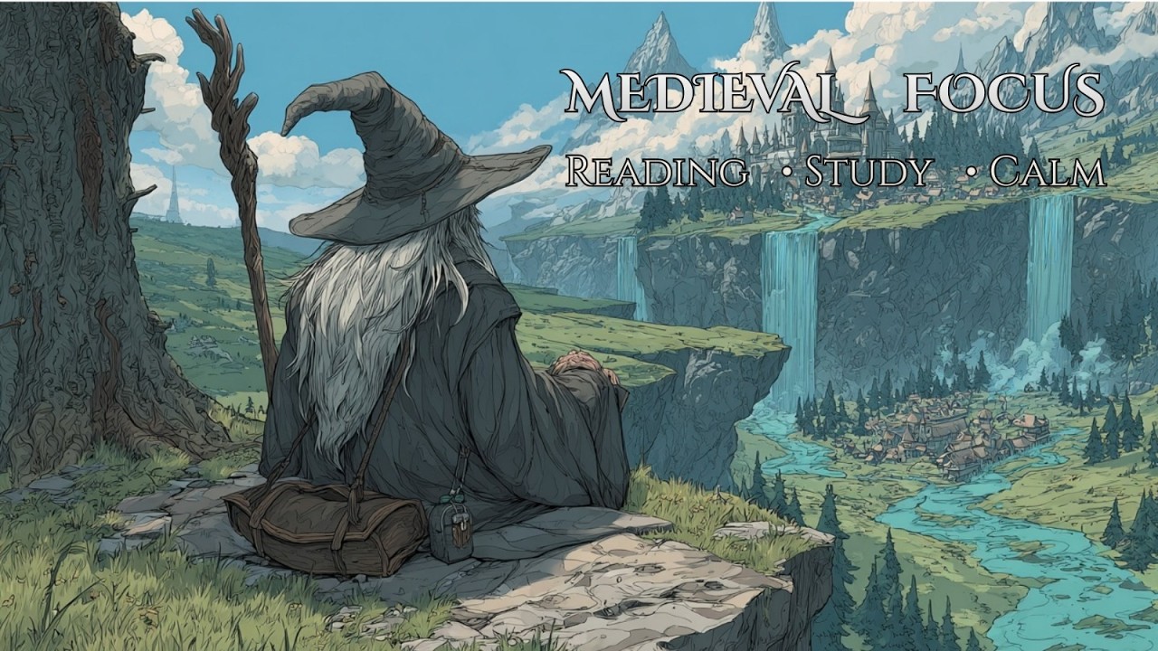 Deep Focus in a Fantasy Realm 🌿 1 Hour Medieval Ambient for Reading & Study (No Vocals)