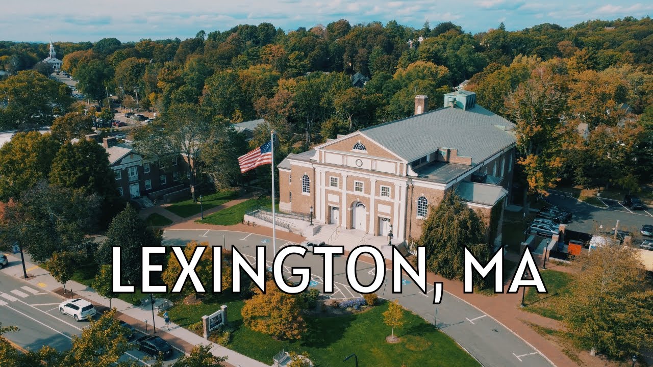Lexington, MA &ndash; 4K Drone Flyover