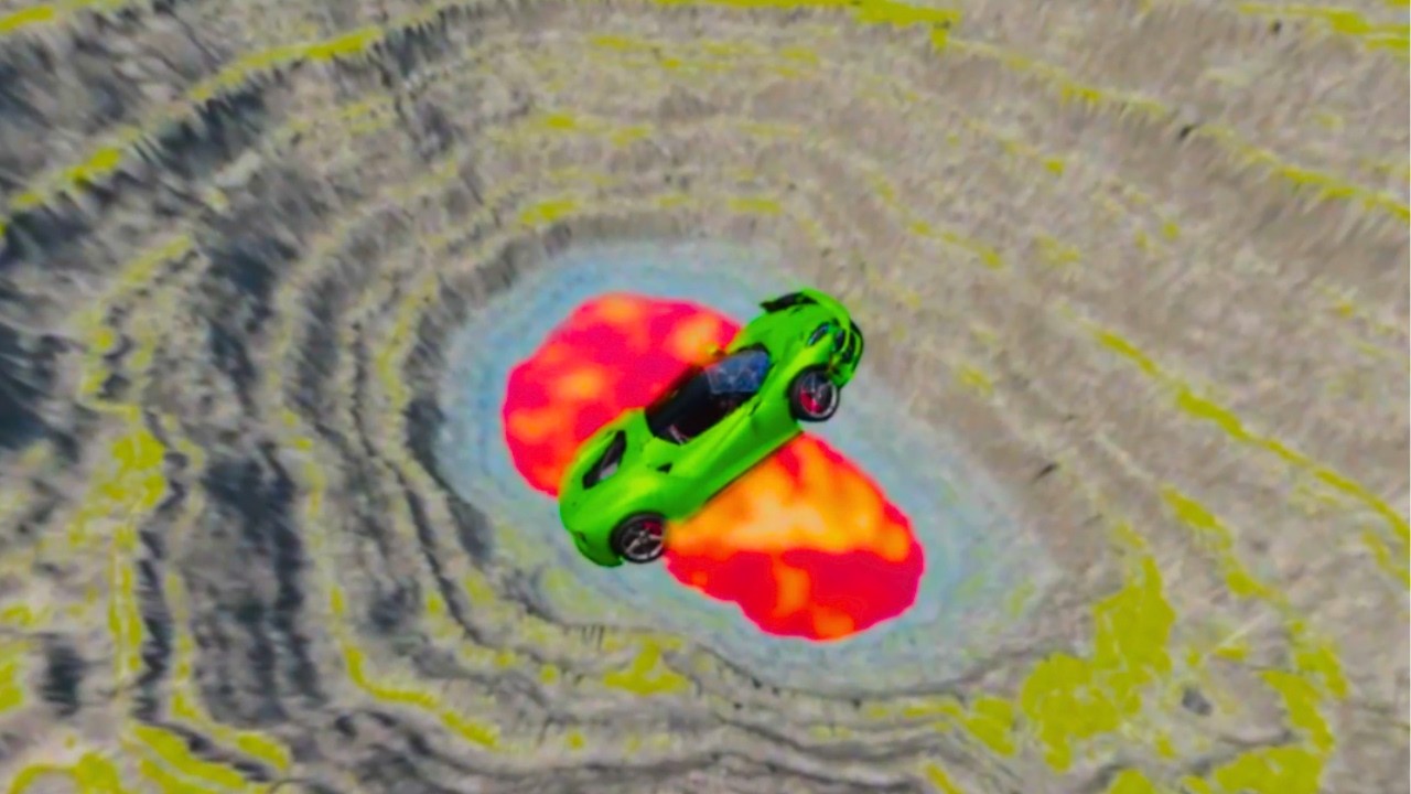 Realistic Leap Of Death Car Crash Jump #12 | BeamNG.Drive