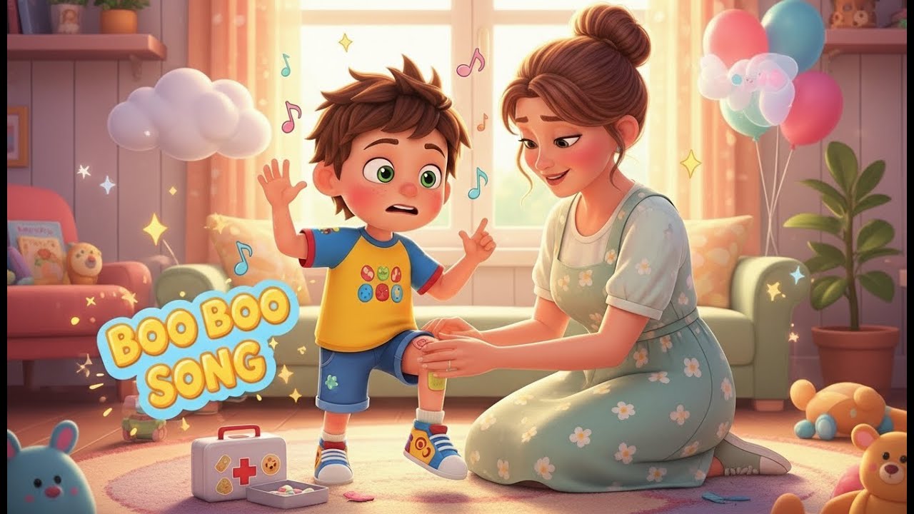 Boo Boo Song | Fun & Soothing Song for Kids | Super Kids Songs