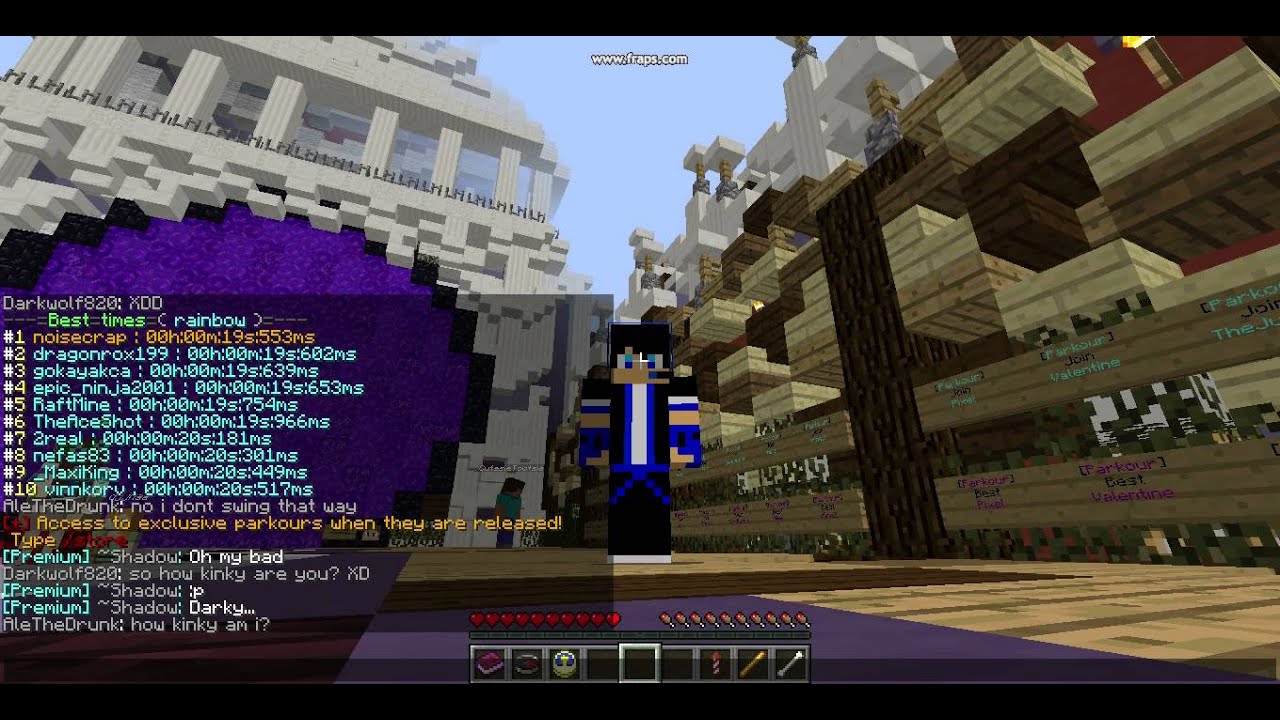 Parkour :P on jerryandharry server