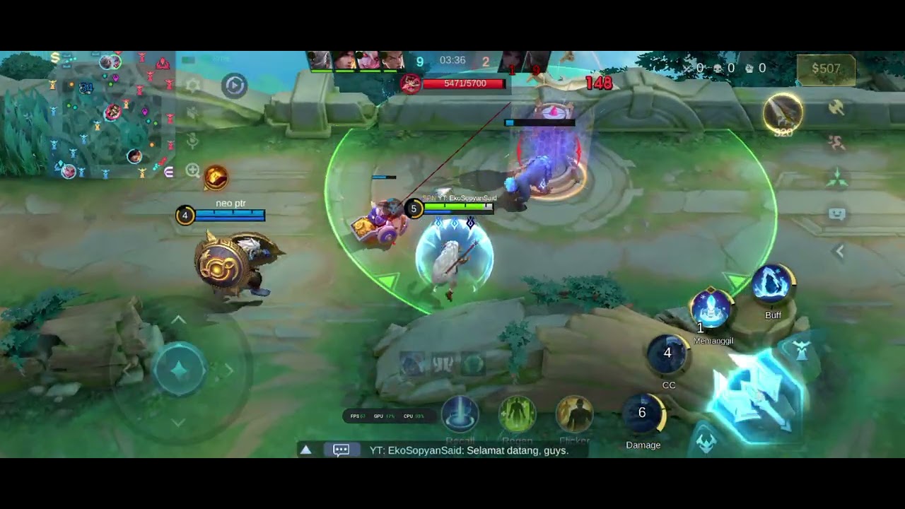 Mobile Legends Bang Bang popol and kupa push turet game play 1