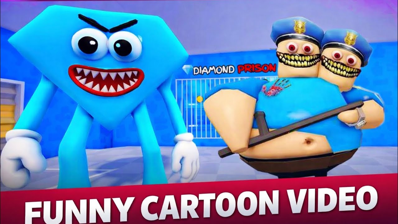 DIAMOND SHAPE PRISON RUN! (obby) 