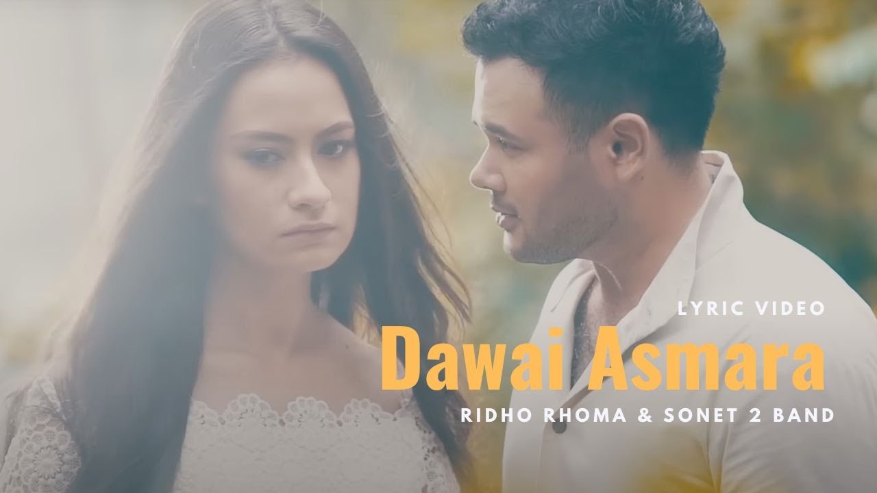 DAWAI ASMARA - RIDHO RHOMA & SONET 2 BAND | BULAN TERBELAH DI LANGIT AMERIKA (LYRIC VIDEO VISUAL)