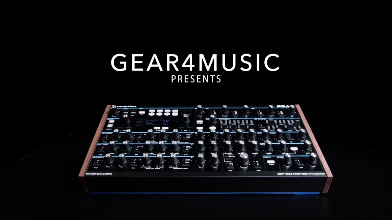 Novation Peak Desktop Polysynth | Gear4music demo