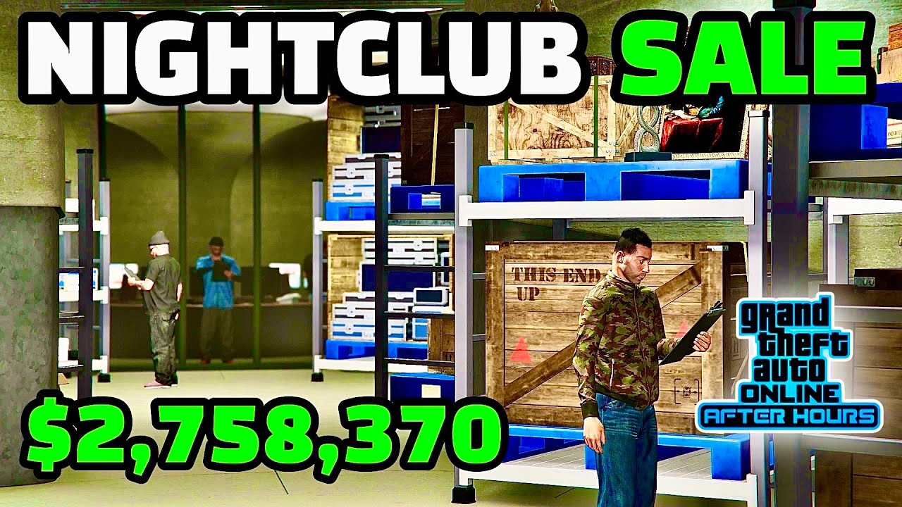 FULL NIGHTCLUB SALE IN PUBLIC LOBBY $2,758,370 | GTA ONLINE