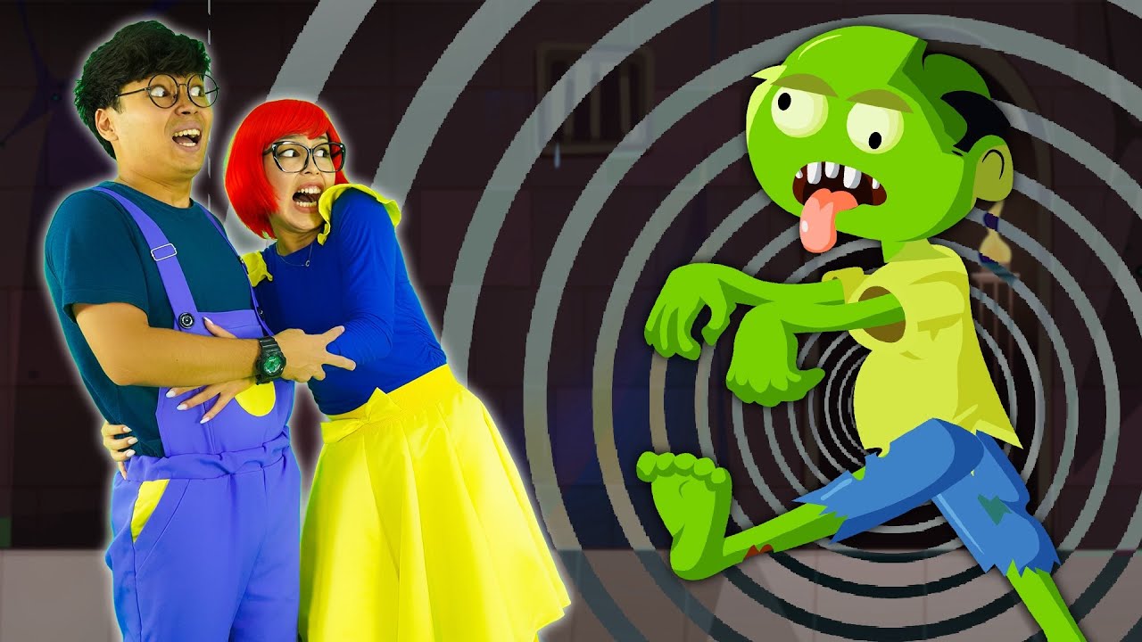 Zombie Dance with Doctor | Zombie Cartoons Mix | Hokie Pokie Kids Videos