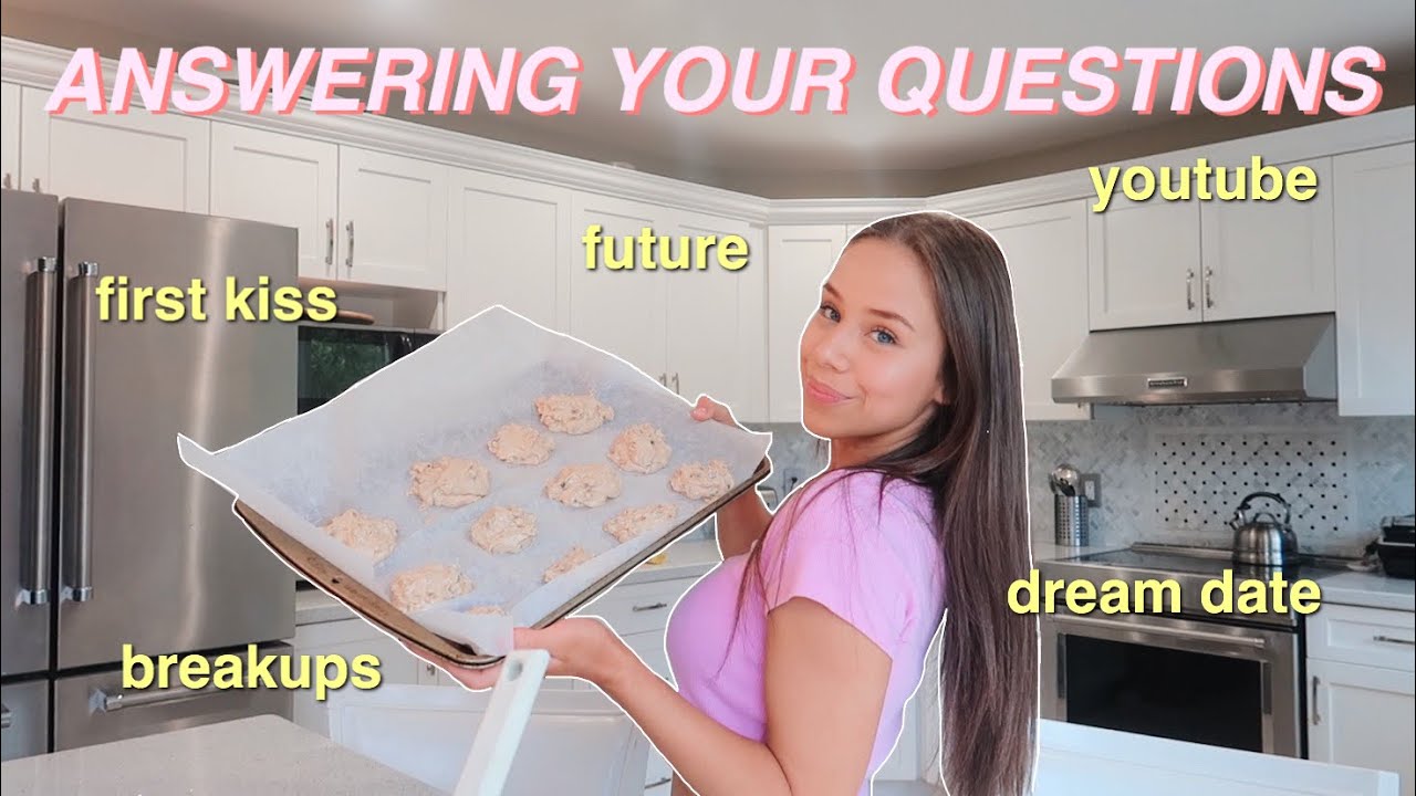 FIRST Q&A || get to know me while i bake cookies! FIRST KISS? BREAK UPS?
