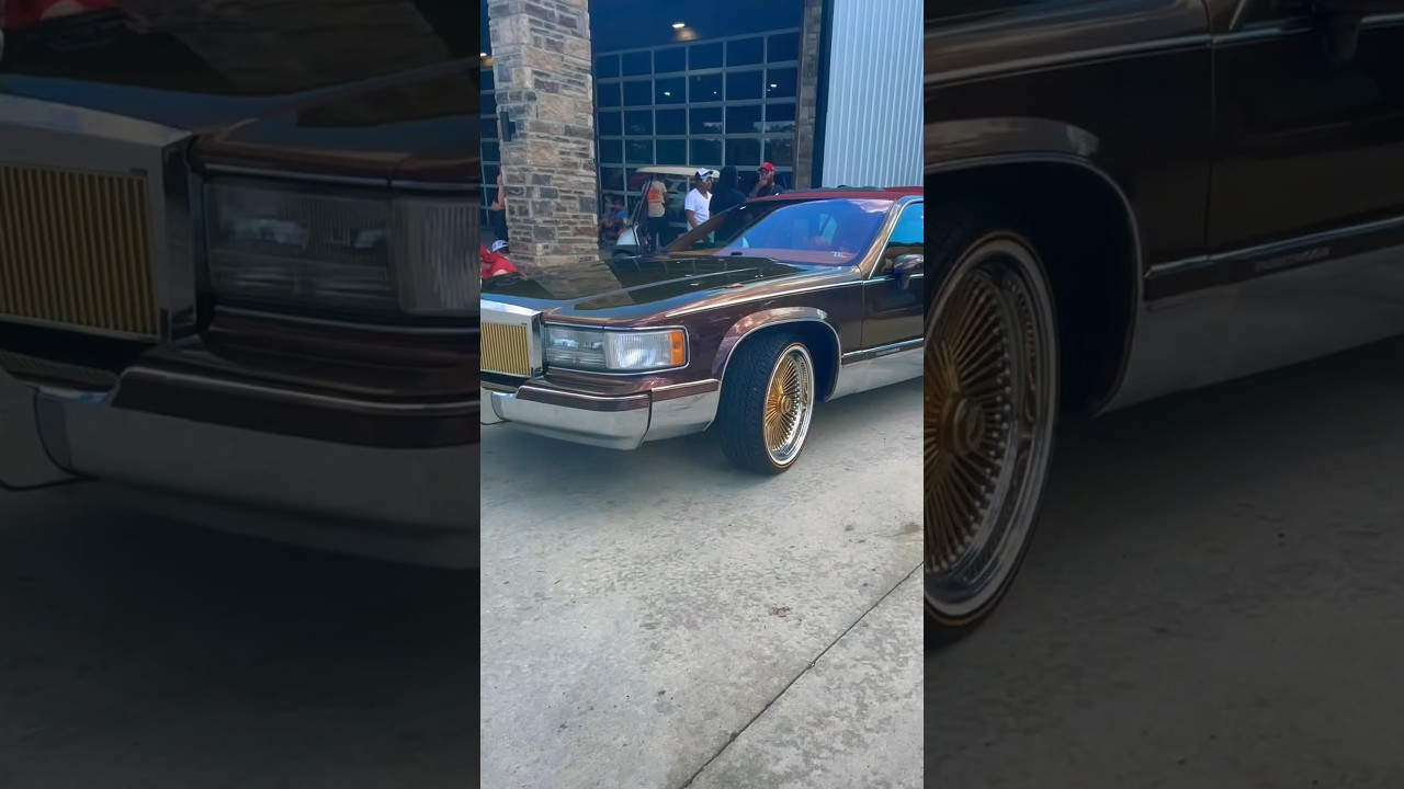 Cadillac Fleetwood - #cadillac #fleetwood #whitewalls #gold #sunroof #custom #cars #carshow #dsotv