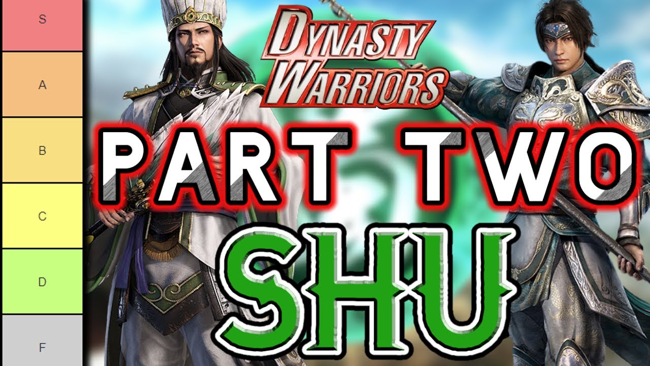 ULTIMATE Dynasty Warriors Tier List - 8 Content Creators - Part 2: SHU