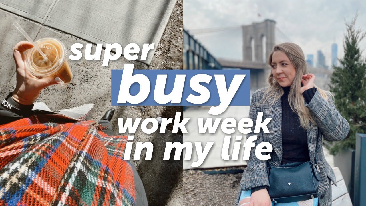 Busy + Productive Work Week in My Life! Big launch