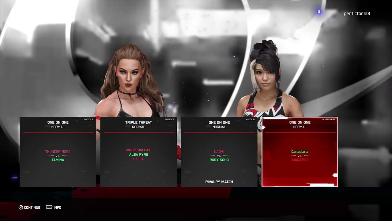 WWE.2K 25.  women's universe mode.