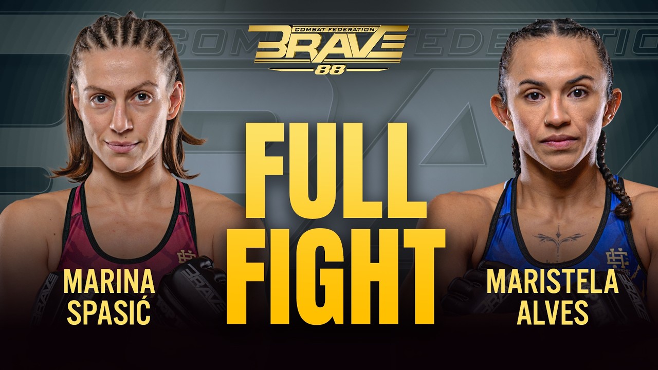 Marina Spasić VS Maristela Alves | Full Fight |  BRAVE CF Slovenia