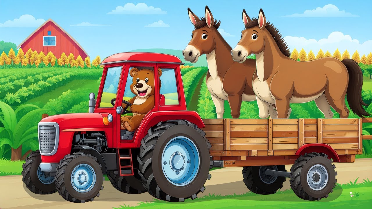 Taking Care of and Transporting Donkeys at the Farm | Bear Farm Life