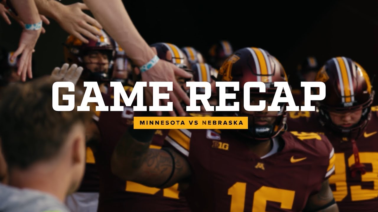 Fundamentals & Technique | Gopher Football vs. Nebraska Cinematic Recap