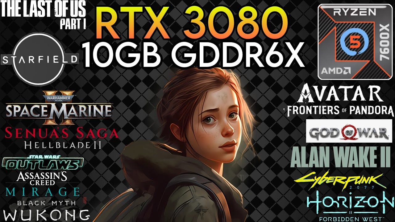 RTX 3080 + R5 7600X & 32GB Ram - Test In 18 Games - 1440p