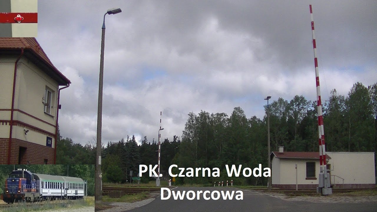 Prezentacja Przejazdu Kolejowego Ul. Dworcowa Czarna Woda. Czerwiec 2023