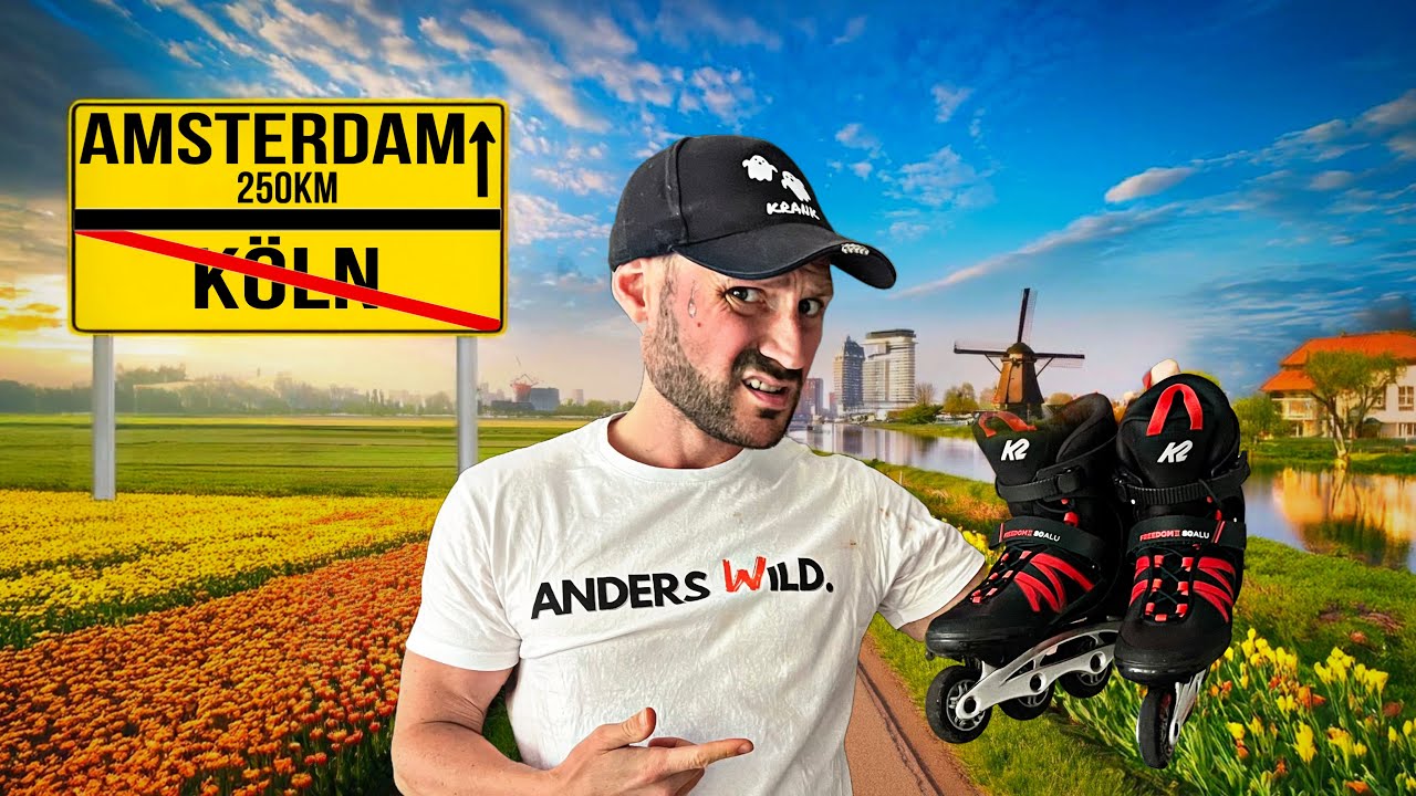 Verrückt! 250km mit INLINE SKATES nach AMSTERDAM