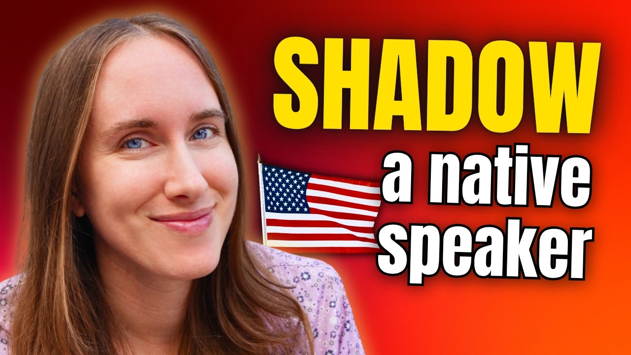 Repeat-After-Me + Shadowing Practice (REAL American English)