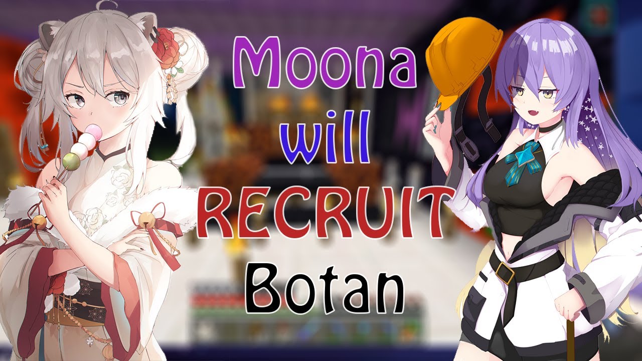 Moona is going to RECRUIT BOTAN to Usada Kensetsu!!!! also she find out about Nene x Lamy room