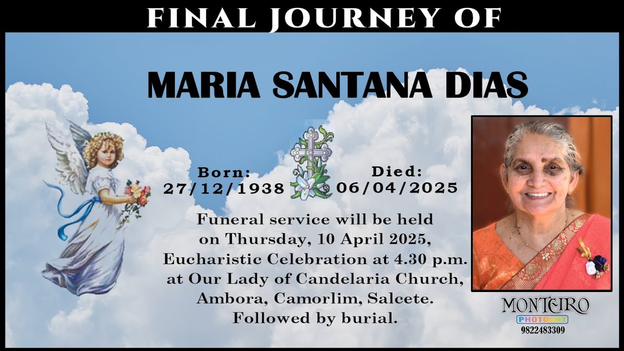 LIVE | FINAL JOURNEY OF MARIA SANTANA DIAS | 10 APRIL 2025 | OUR LADY OF CANDELARIA CHURCH | 4:30 PM