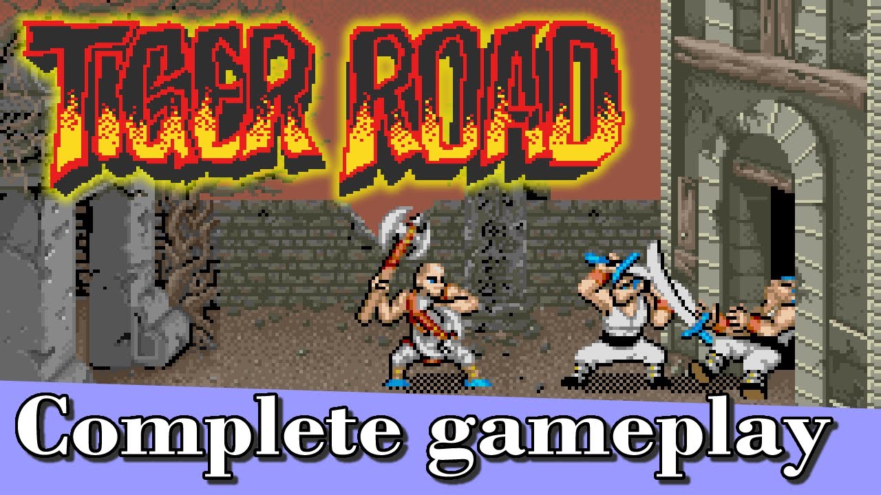 Tiger Road (Arcade) Complete Gameplay 🕹️ (one life, no cheats) - HD 60fps