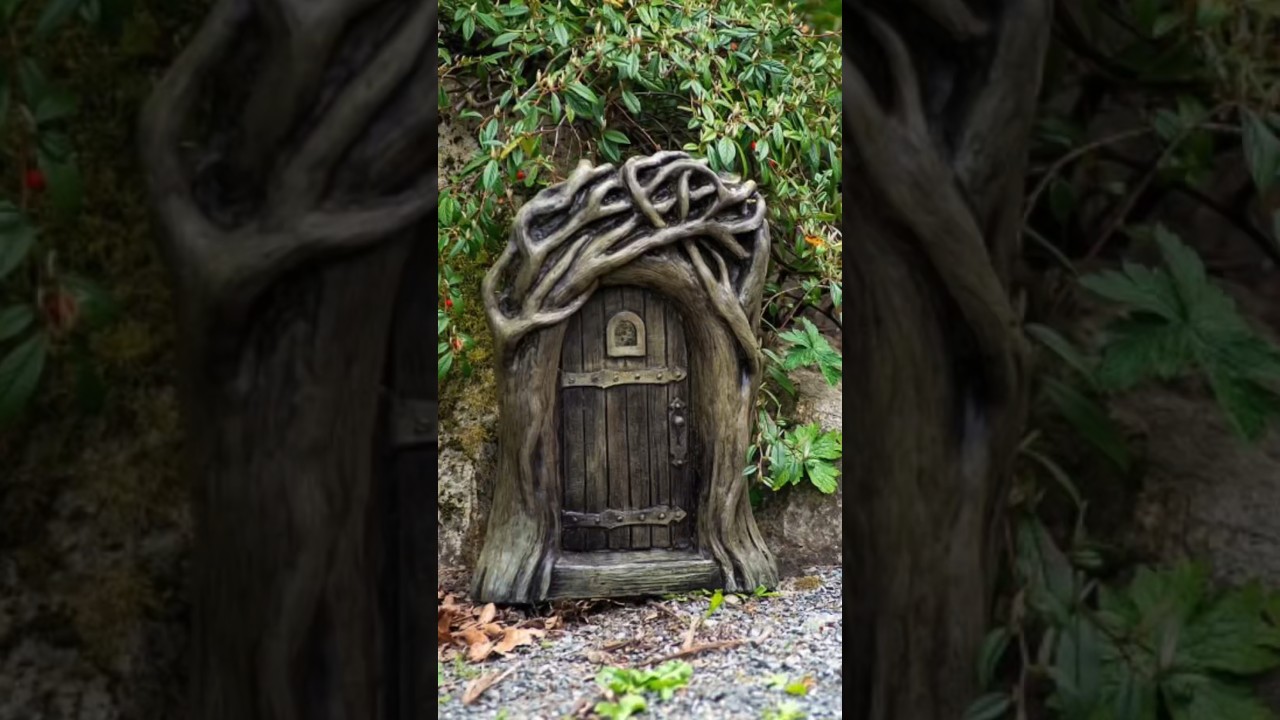 Heres how you can make a miniature Fairy door 🧚&zwj;♀️