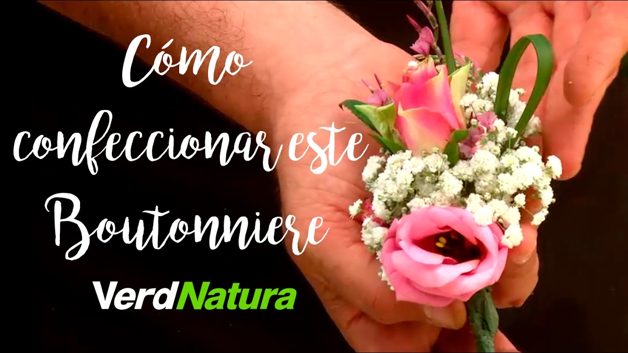 Tutorial: Cómo confeccionar este Boutonniere