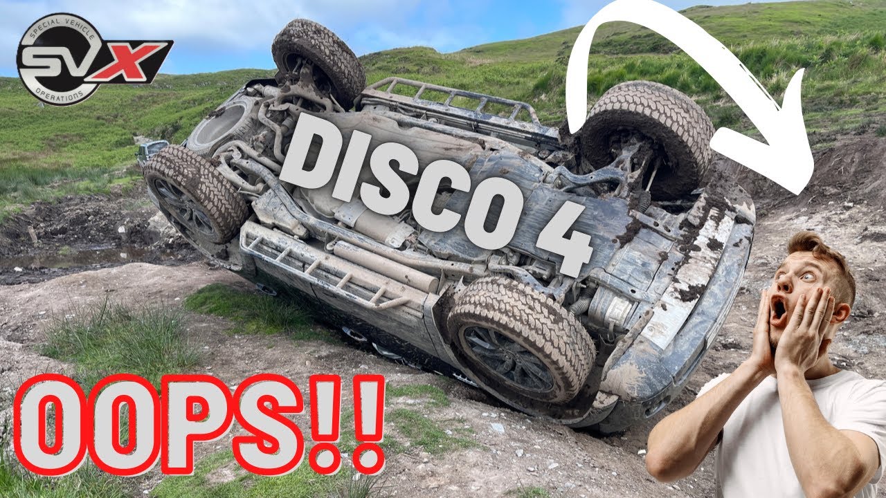 Discovery 4/LR 4 ROLLOVER! Off Road Recovery
