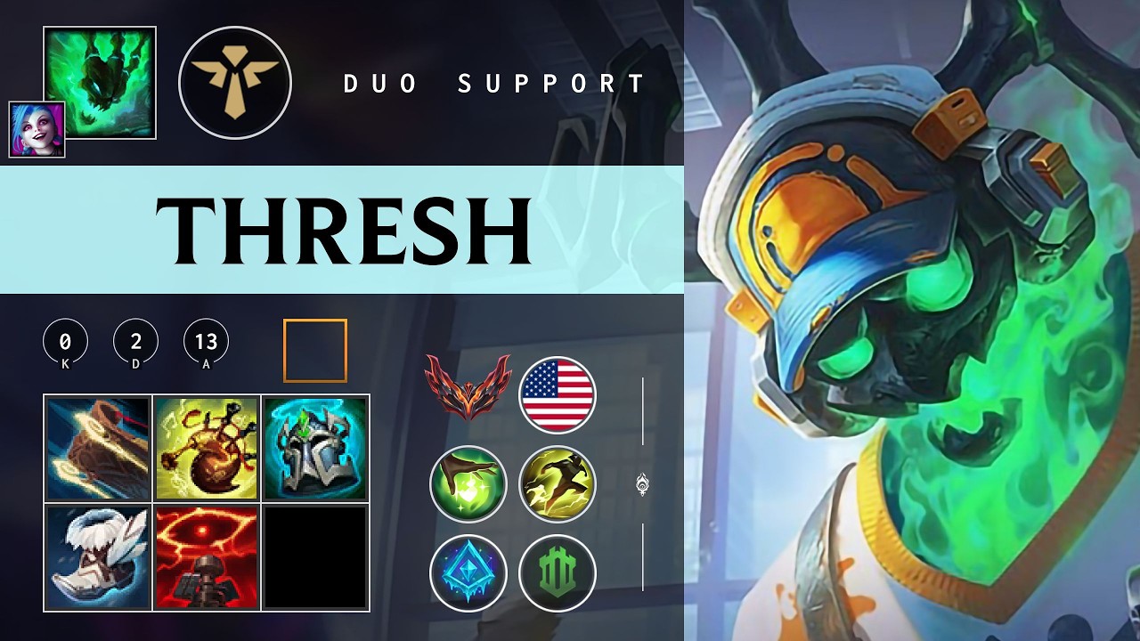 Thresh Support vs Nami - NA Grandmaster Patch 26.03