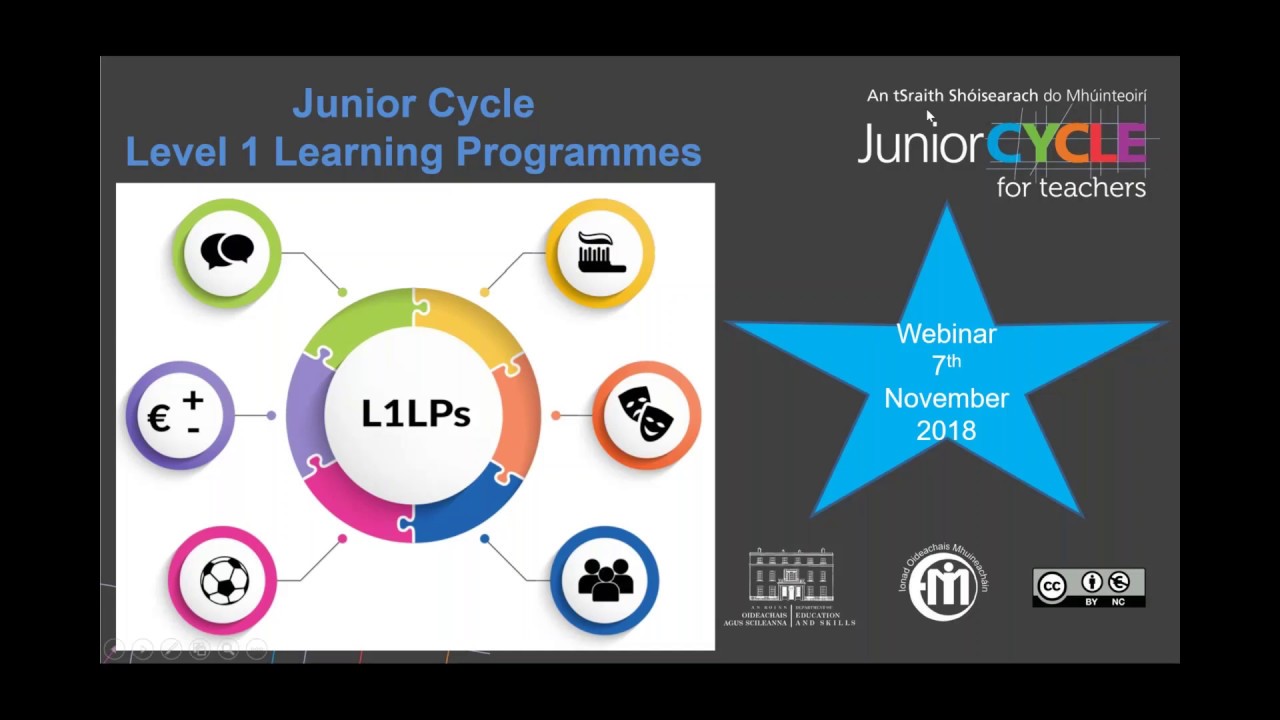 Webinar: An Introduction to Level 1 Learning Programmes (L1LPs)