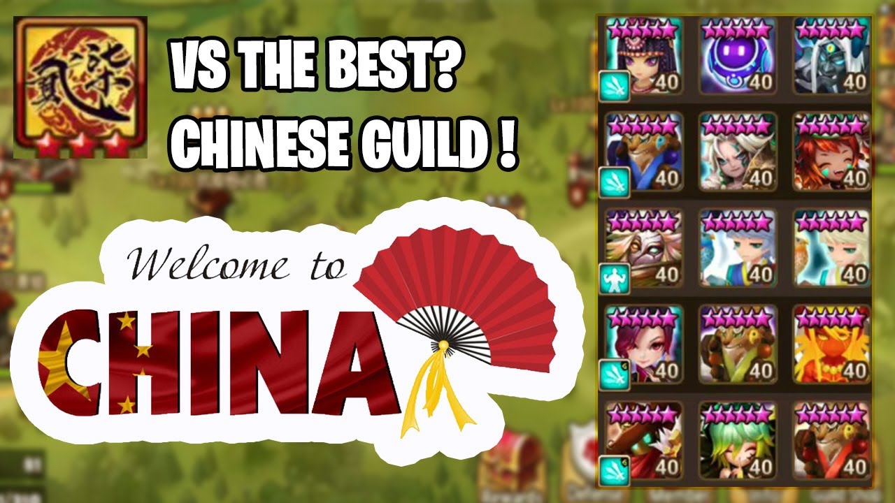 WE FACED OP CHINESE GUILD! (Summoners War)