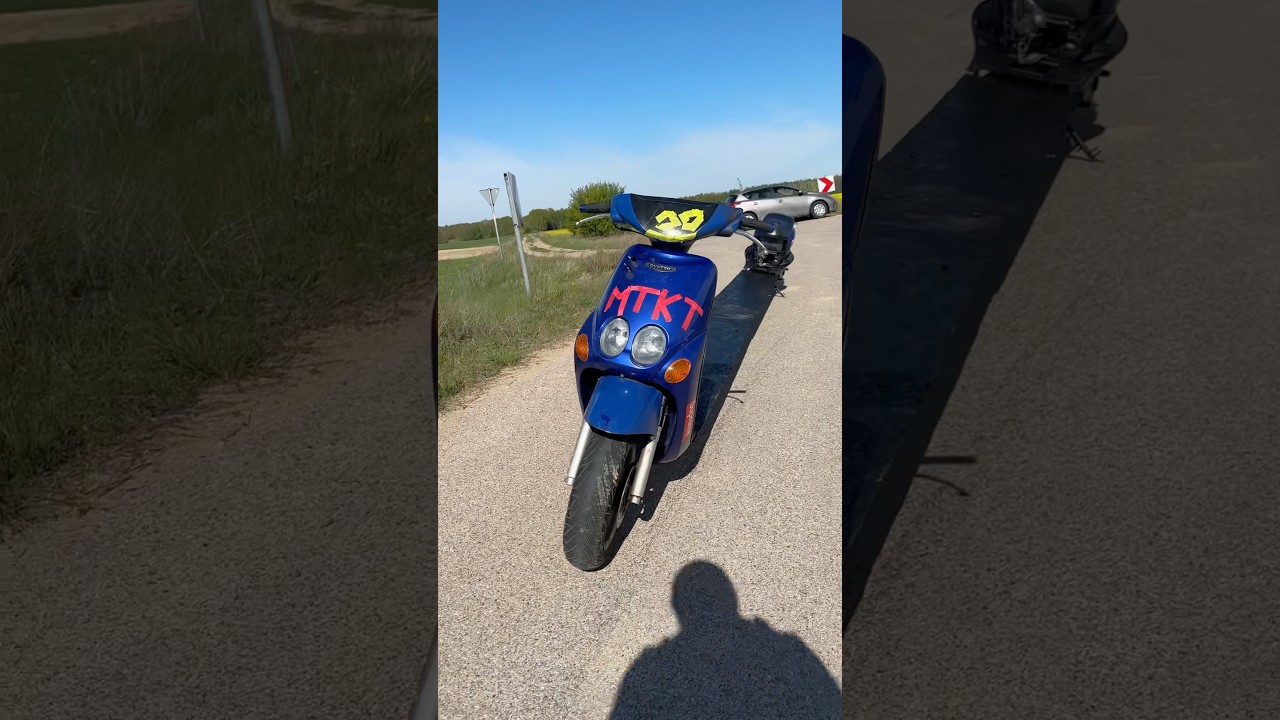 Najdłuższy skuter na świecie 🥳 #limuzyna #scooter #skuter #yamaha #tuning