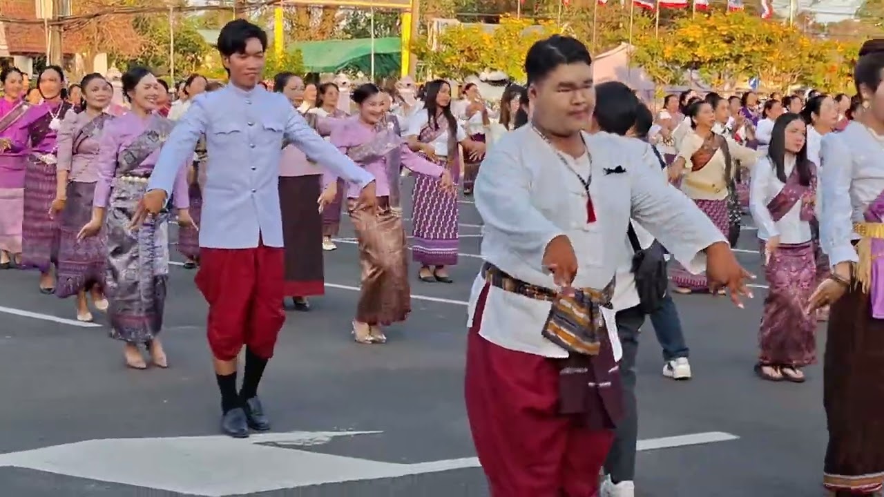 รำบูชา #บุญคูณลาน #ศาลหลักเมืองม่วงสามสิบ ประจำปี 2569 ณ ที่ว่าการอำเภอม่วงสามสิบ #อุบลราชธานี