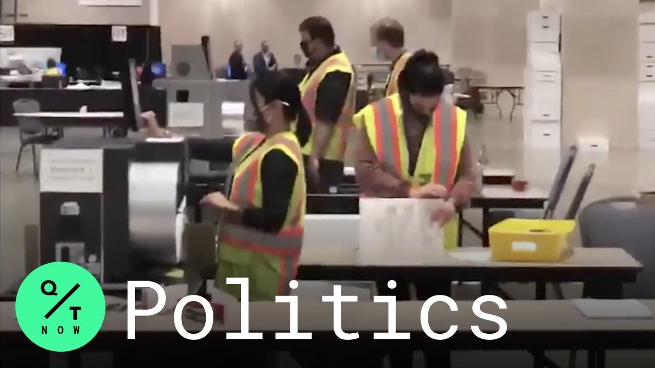 Pennsylvania Workers Process Absentee and Mail-In Ballots in West Chester