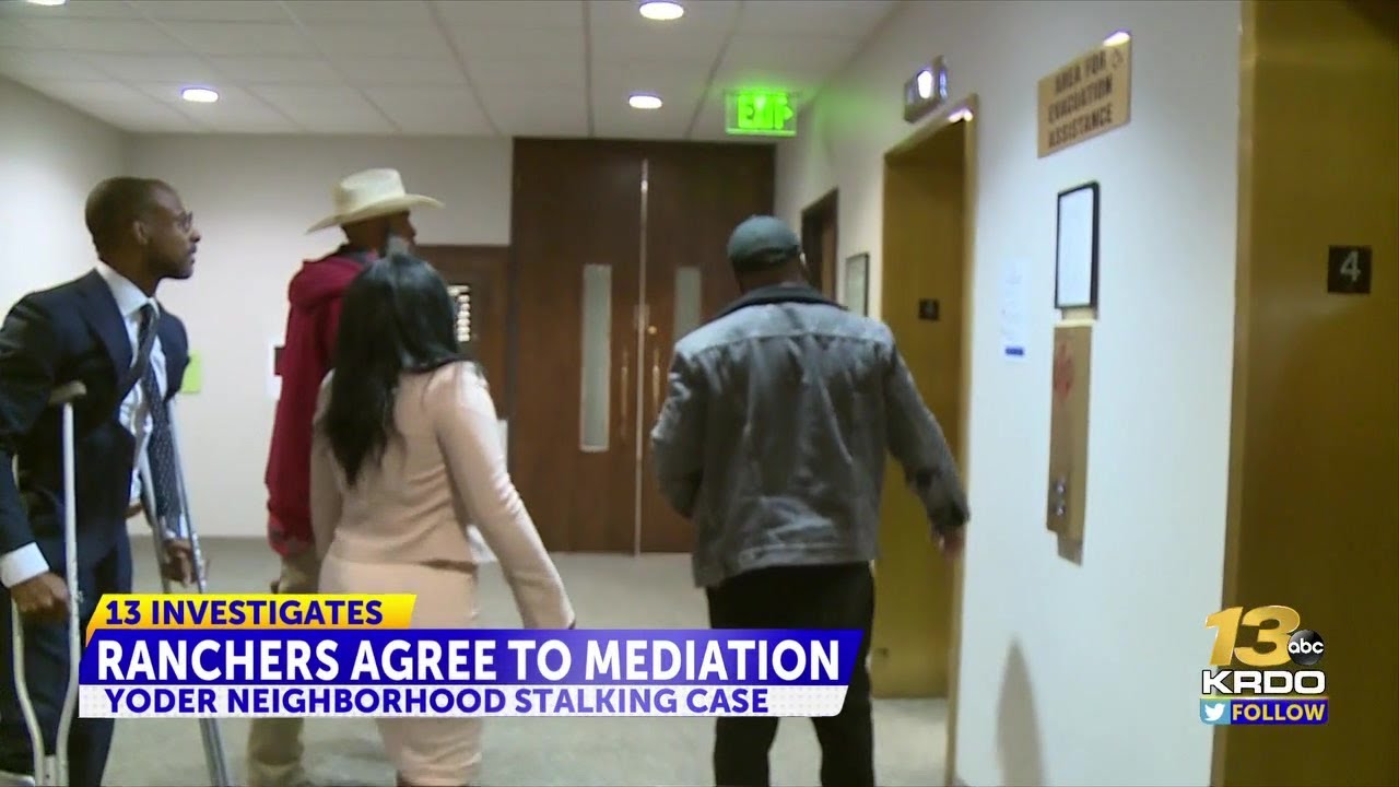 Yoder ranchers ask for mediation with neighbor over stalking charges