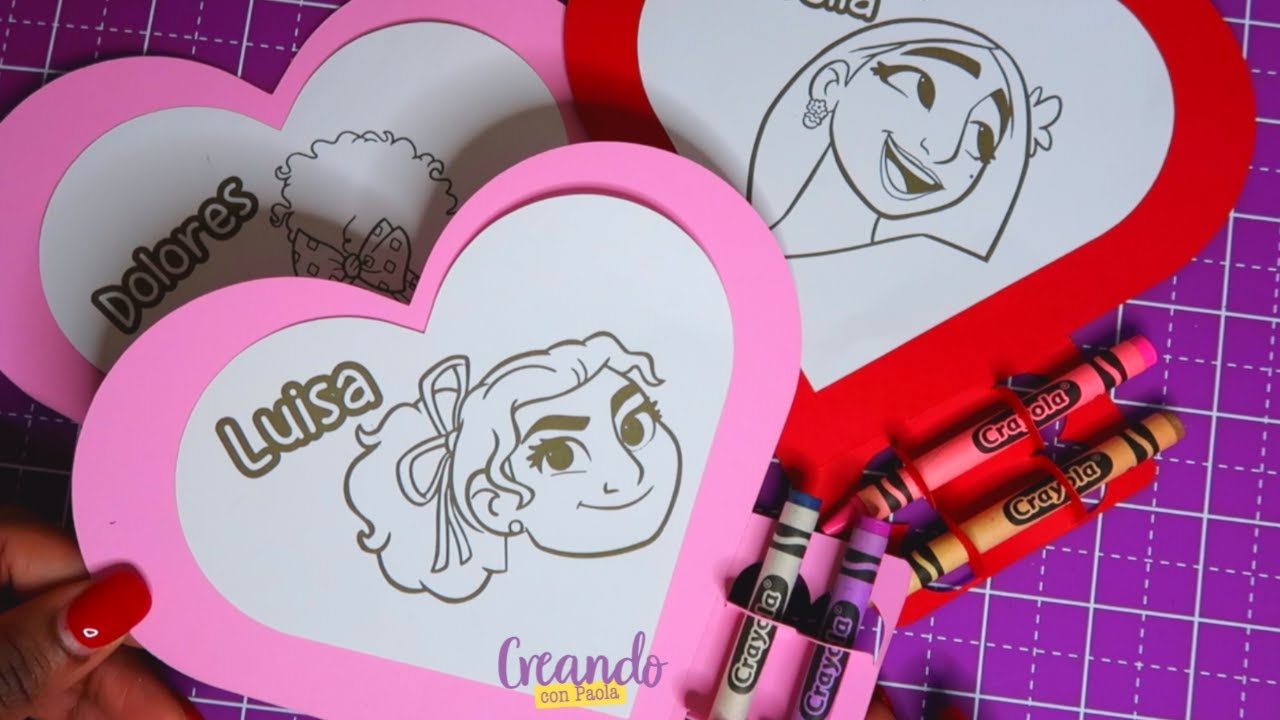 Crea Tajetas Stickers de San Valentin para tus hijos con tu Cricut