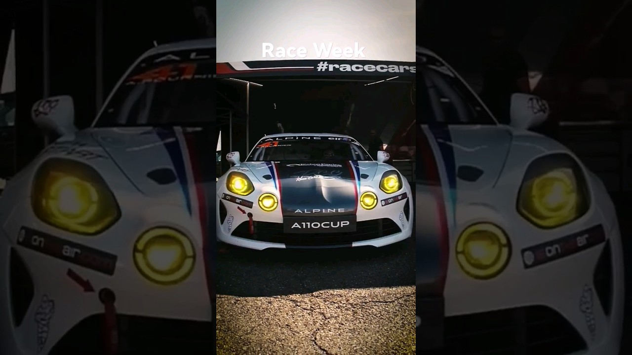 Race week - #AlpineElfEuropaCup Race Cars Consulting #racecars #car #gt #sun #weekend #motorsports