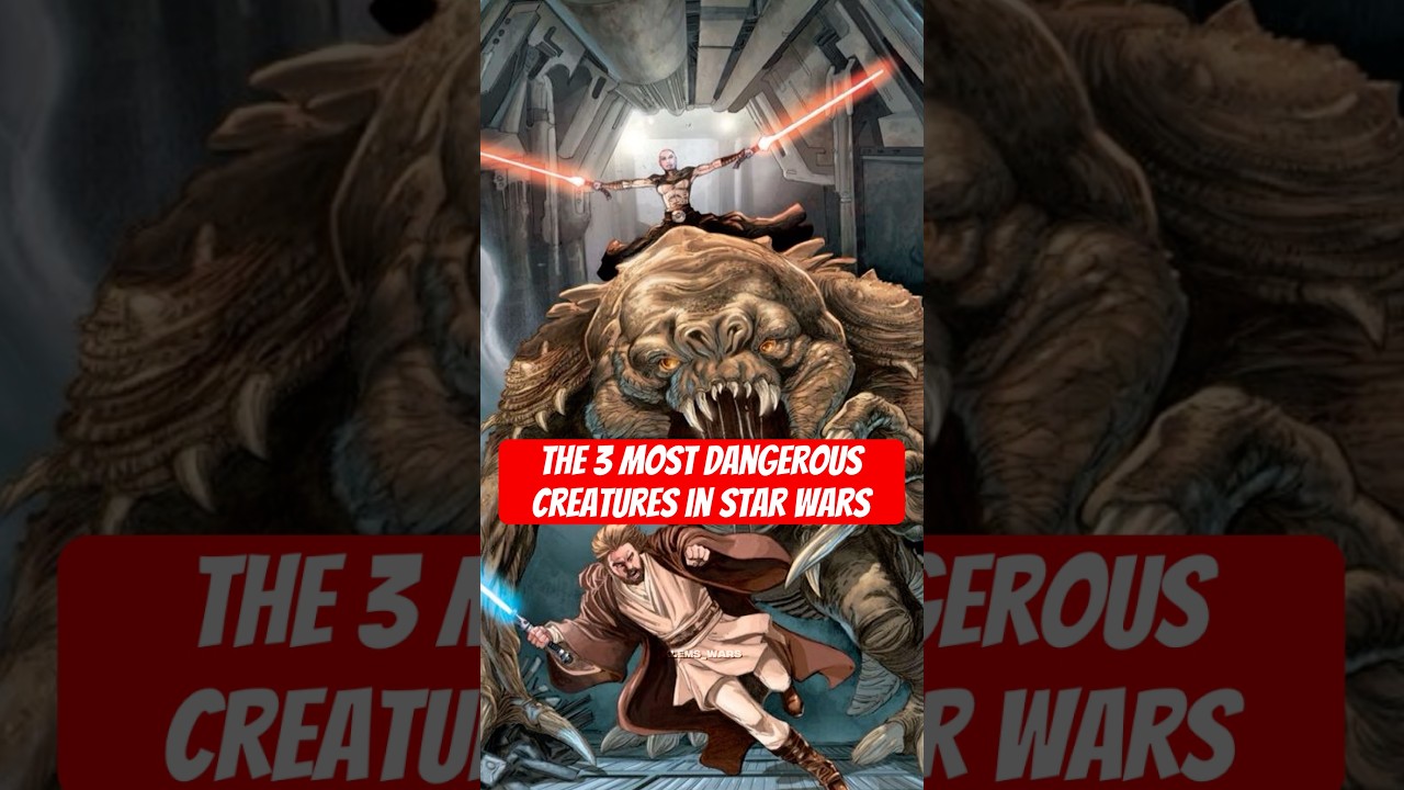 The 3 most dangerous creatures in Star Wars #starwars #starwarslore #rancor #theclonewars