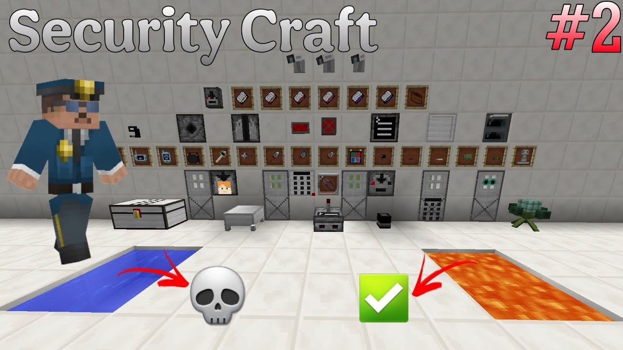 Лазеры, Сканеры, Защита! - Security Craft Minecraft [Обзор Модов #2]