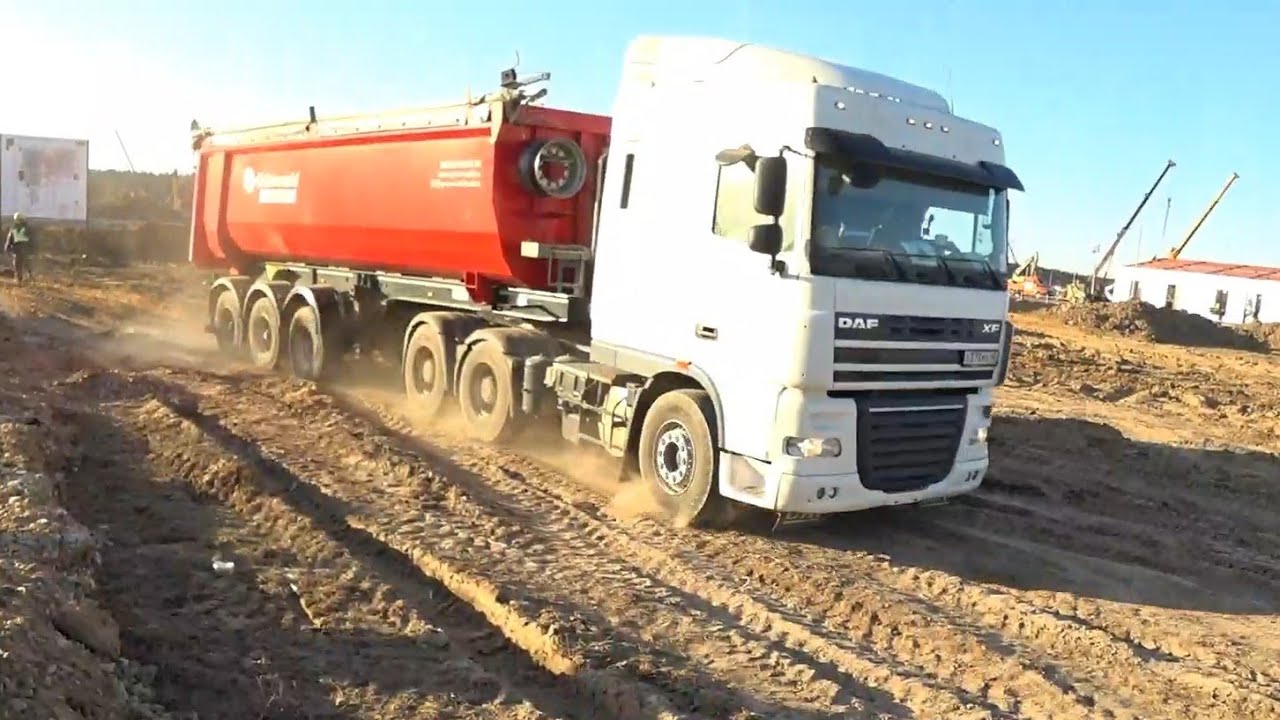 Царь дорог,Даф 510л.с))Я Сломался,ремонт ночью