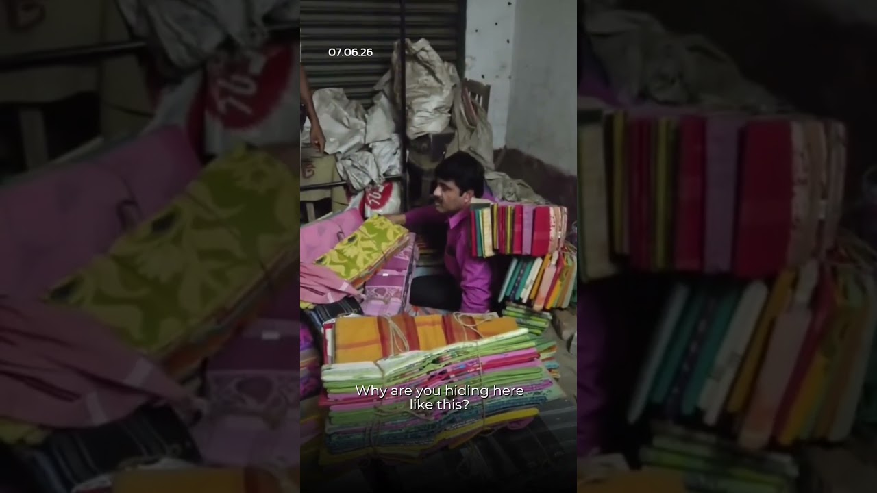 TMC Leader Trying To Evade Police Caught Under Pile Of Sarees | Mo of Everything